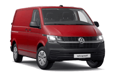 Van Hire Rochdale - Red VW Transporter Automatic - Van hire Rochdale